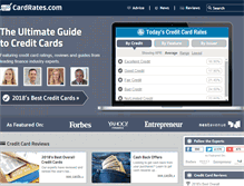 Tablet Screenshot of cardrates.com